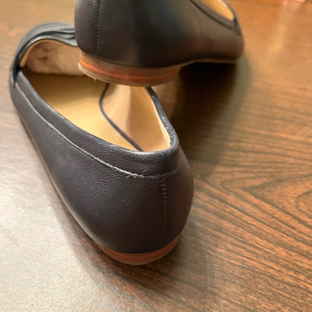 Talbots Navy Blue Flats - image 3